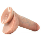 King Cock 7" Cock with Balls in Flesh