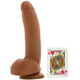 King Cock 9" Cock with Balls in Tan