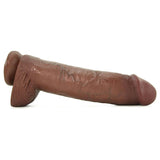 King Cock 11" Cock with Balls in Brown