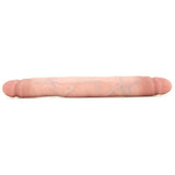 King Cock 12" Slim Double Dildo in Flesh