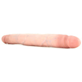 King Cock 12" Slim Double Dildo in Flesh