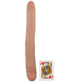 King Cock 16" Thick Double Dildo in Tan