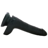 King Cock 6" Dildo with Balls in Black