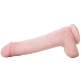 King Cock 13" Cock with Balls in Cream