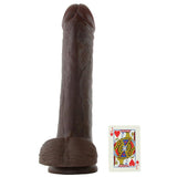 King Cock 13" Cock with Balls in Chocolate