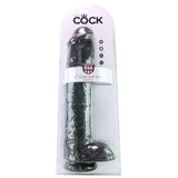 King Cock 15" Cock with Balls in Black