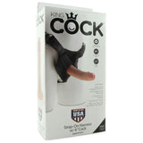 King Cock Strap-On Harness with 6" Cock in Flesh