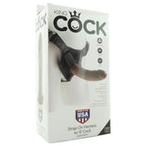 King Cock Strap-On Harness with 8" Cock in Brown