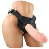 King Cock Strap-On Harness with 9" Cock in Flesh