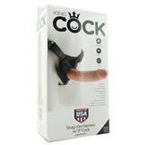 King Cock Strap-On Harness with 9" Cock in Flesh