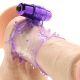 Vibrating Super Sleeve in Purple