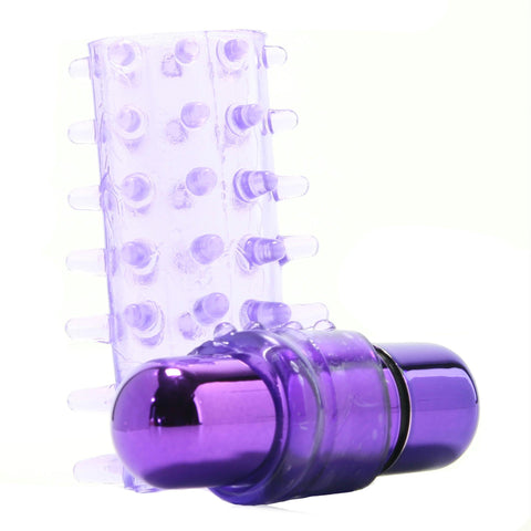 Vibrating Super Sleeve in Purple