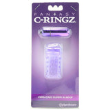Vibrating Super Sleeve in Purple