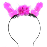 Flashing Light-Up Pecker Headband