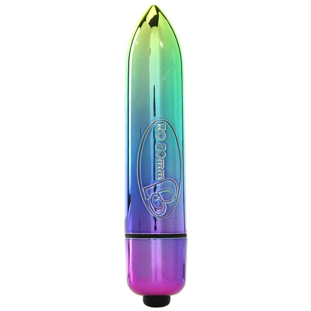 RO-80mm 7 Speed Rainbow Bullet Vibe