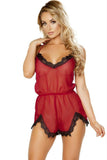 Mulberry Chiffon Romper in OS
