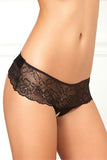 Crotchless Lace Bow-Back Panty in S-M