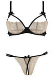 Soft Pink Lace Bra & G-String in S-M