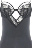 Rough Romance Gartered Chemise and G-String in S-M