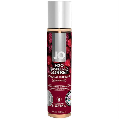 H2O Raspberry Sorbet Flavored Lubricant in 1oz-30ml