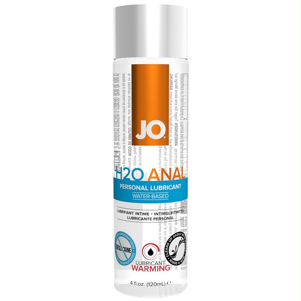H2O Anal Warming Personal Lubricant in 4oz-120ml