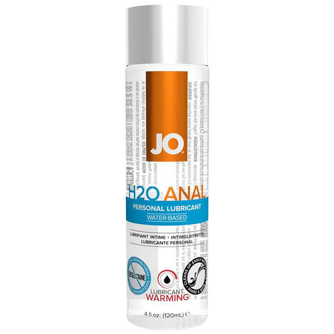 H2O Anal Warming Personal Lubricant in 4oz-120ml