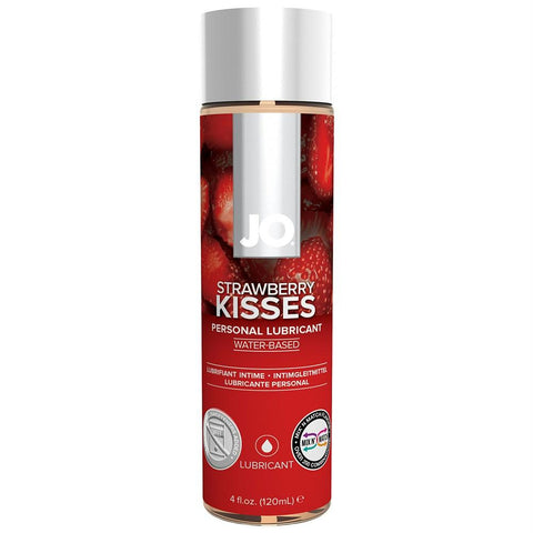 H2O Strawberry Kiss Flavored Lubricant in 4oz-120ml