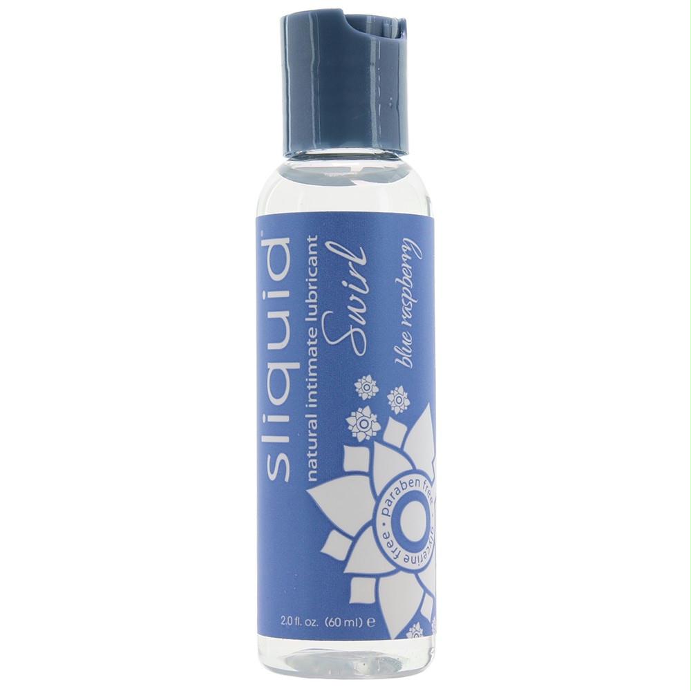 Swirl Flavored Lubricant 2oz-60ml in Blue Raspberry
