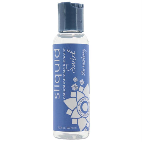 Swirl Flavored Lubricant 2oz-60ml in Blue Raspberry