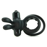 OHare Silicone Vibrating Cock Ring in Black