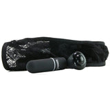 Vibrating Panty Set with Remote Ring in Black