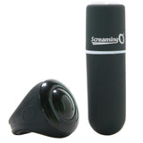 Vibrating Panty Set with Remote Ring in Black