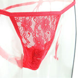 Vibrating Panty Set with Remote Ring in Red