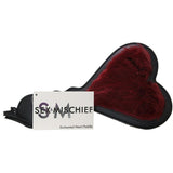 Sex & Mischief Enchanted Heart Paddle in Merlot