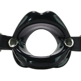 Silicone Lips Gag in Black