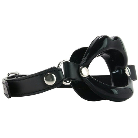 Silicone Lips Gag in Black