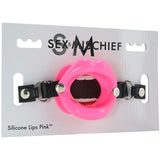Silicone Lips Gag in Pink