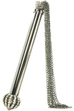 Midnight Jeweled Gunmetal Chain Tickler