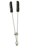 Midnight Black Onyx Jeweled Tweezer Clamps