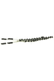 Midnight Black Onyx Jeweled Tweezer Clamps