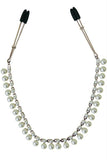 Midnight Pearl Chained Tweezer Clamps