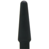 Silicone Tapered Butt Plug in Black