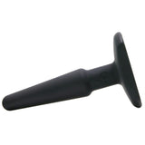 Silicone Tapered Butt Plug in Black