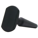 Silicone Tapered Butt Plug in Black