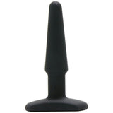 Silicone Tapered Butt Plug in Black
