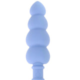 Silicone Heart Beads in Blue