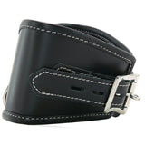 Edge Leather Soft Posture Collar in Black