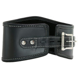 Edge Leather Soft Posture Collar in Black