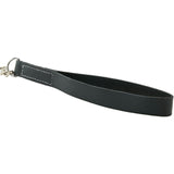 Edge Leather and Chain Leash in Black
