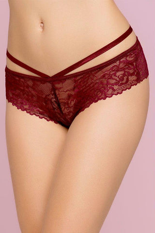 Merlot Rose Lace Panty in 3X-4X